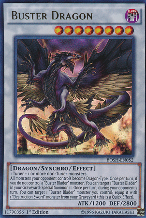 Buster Dragon [BOSH-EN052] Ultra Rare | The CG Realm