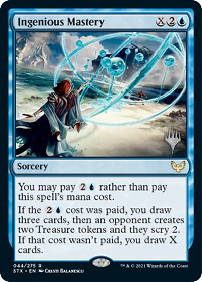 Ingenious Mastery (Promo Pack) [Strixhaven: School of Mages Promos] | The CG Realm