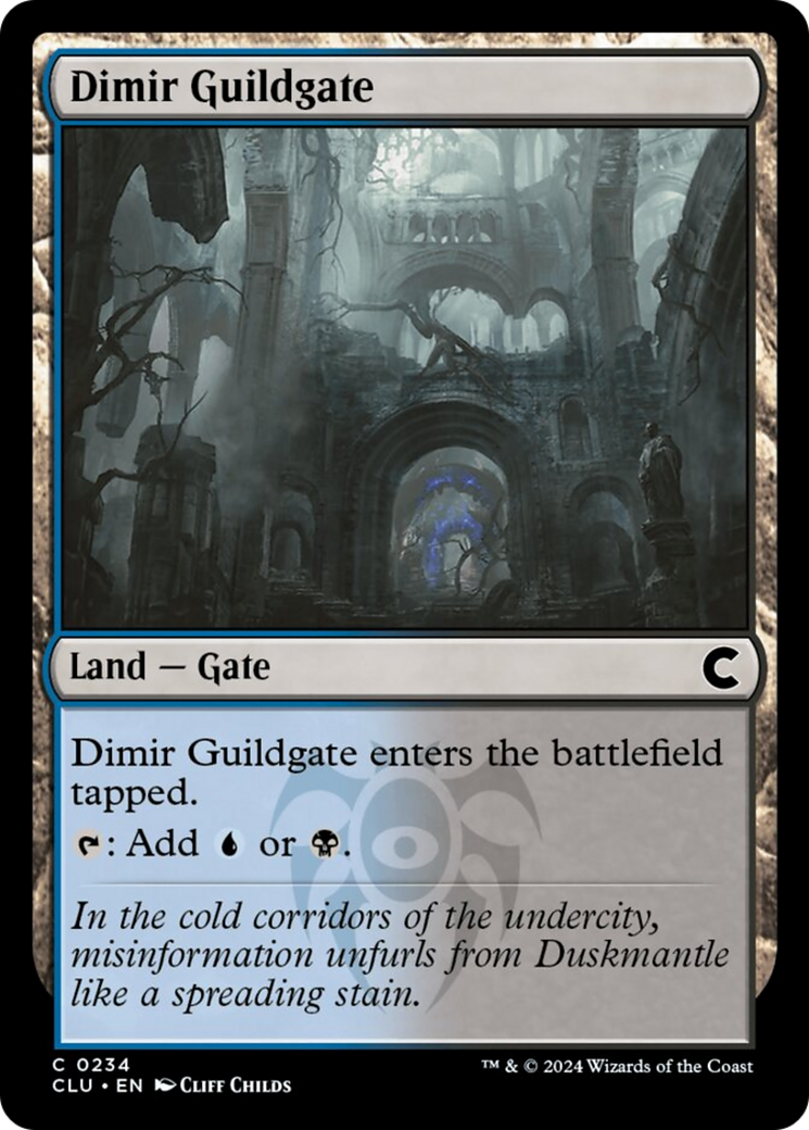 Dimir Guildgate [Ravnica: Clue Edition] | The CG Realm