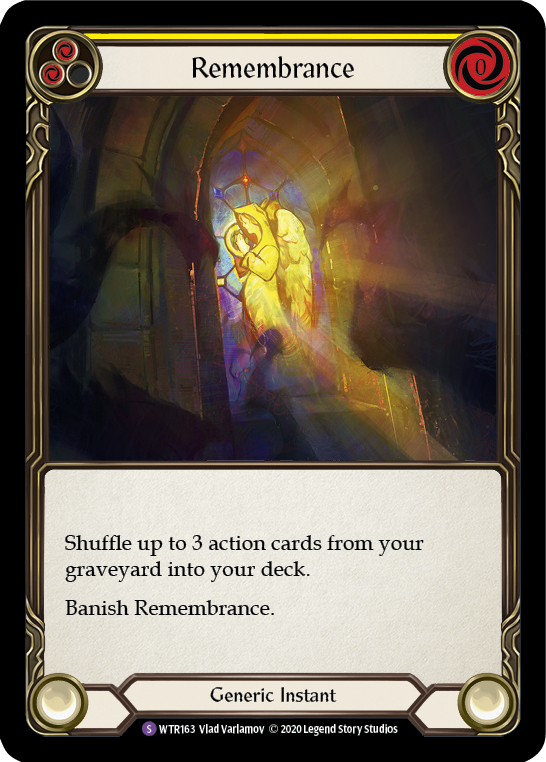 Remembrance [U-WTR163] (Welcome to Rathe Unlimited)  Unlimited Rainbow Foil | The CG Realm