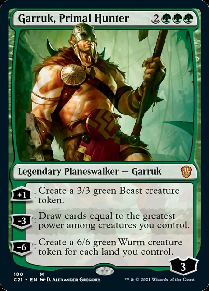Garruk, Primal Hunter [Commander 2021] | The CG Realm