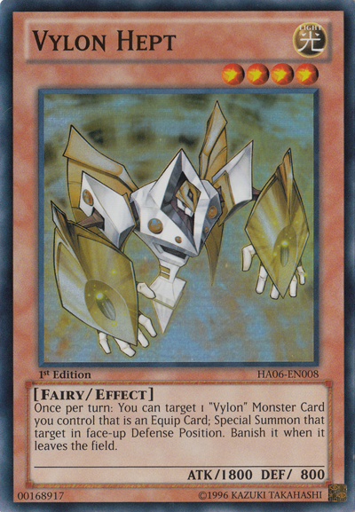 Vylon Hept [HA06-EN008] Super Rare | The CG Realm