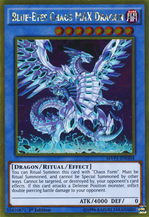 Blue-Eyes Chaos MAX Dragon [MVP1-ENG04] Gold Rare | The CG Realm