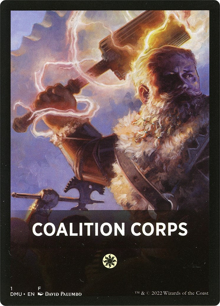 Coalition Corps Theme Card [Dominaria United Tokens] | The CG Realm