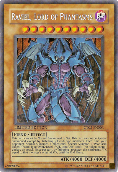 Raviel, Lord of Phantasms [CT03-EN003] Secret Rare | The CG Realm