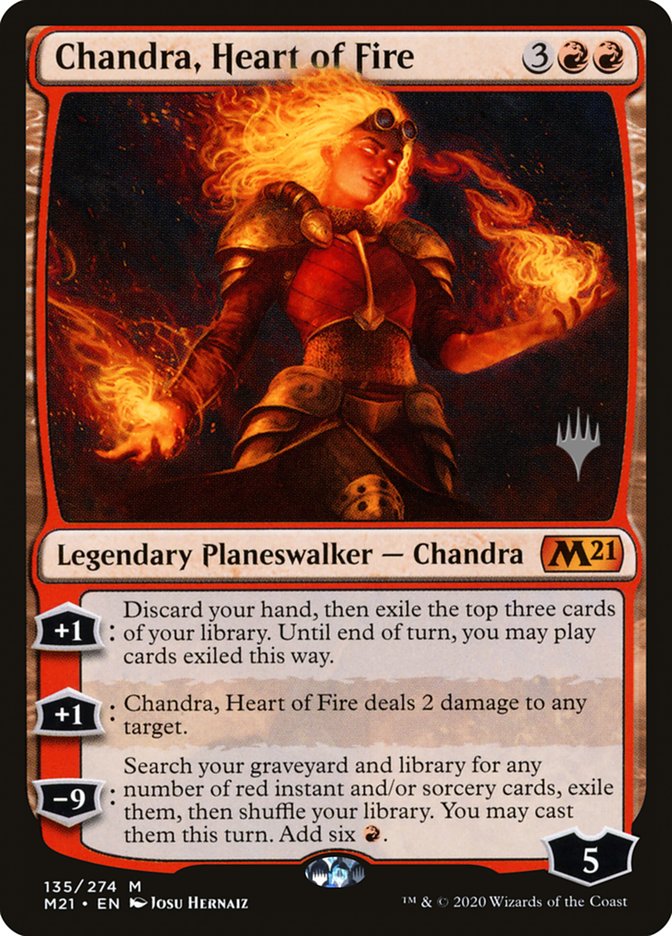 Chandra, Heart of Fire (Promo Pack) [Core Set 2021 Promos] | The CG Realm