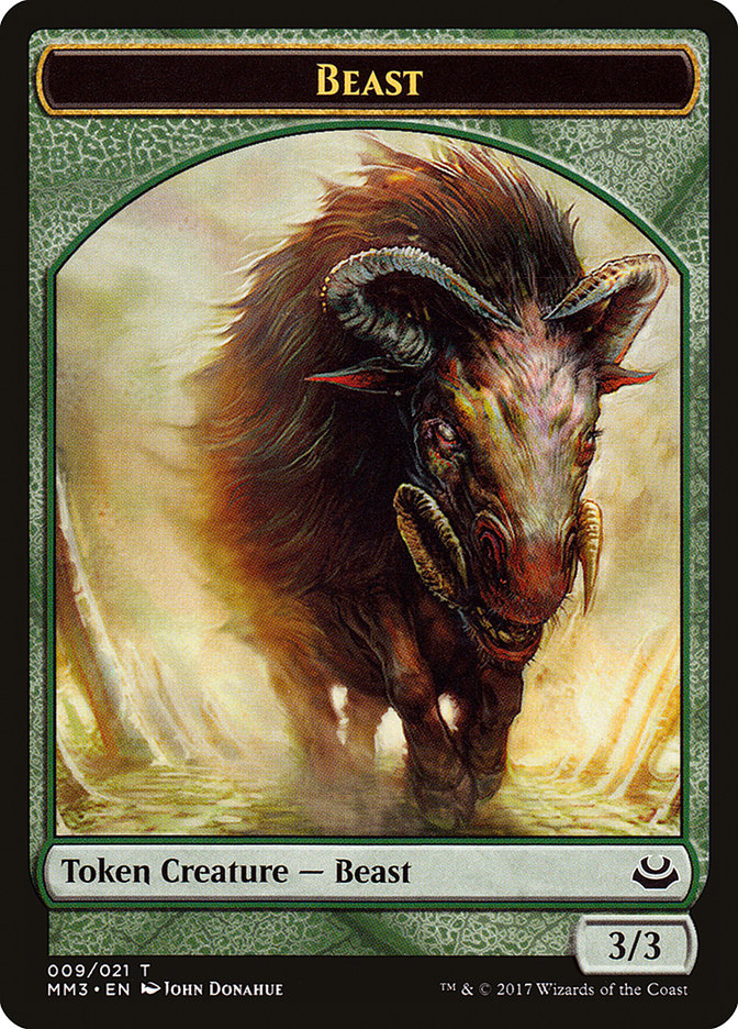 Beast Token (009/021) [Modern Masters 2017 Tokens] | The CG Realm