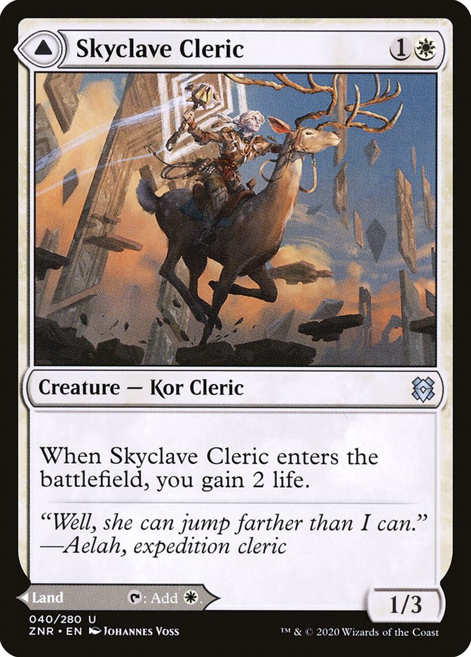 Skyclave Cleric // Skyclave Basilica [Zendikar Rising] | The CG Realm