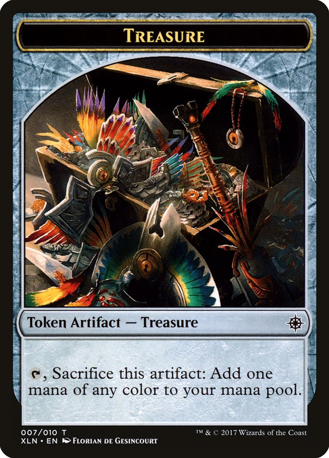 Treasure Token (007/010) [Ixalan Tokens] | The CG Realm