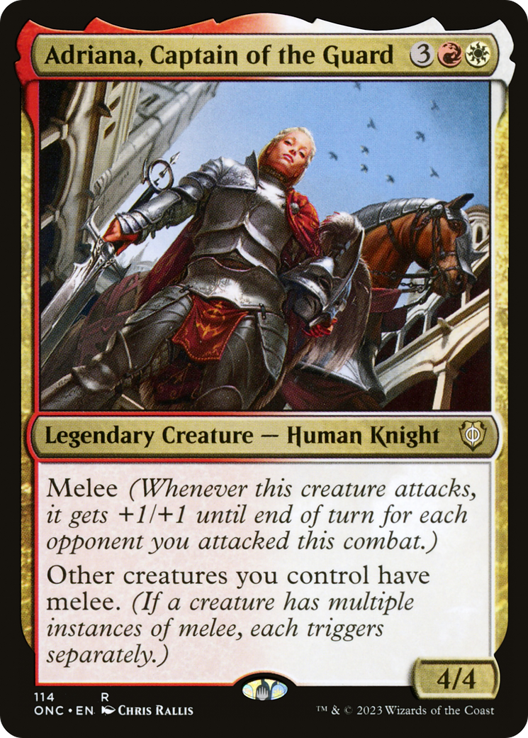 Adriana, Captain of the Guard [Phyrexia: All Will Be One Commander] | The CG Realm