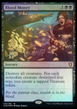 Blood Money [Commander Legends: Battle for Baldur's Gate Prerelease Promos] | The CG Realm