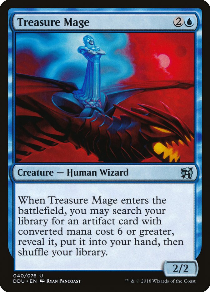 Treasure Mage [Duel Decks: Elves vs. Inventors] | The CG Realm