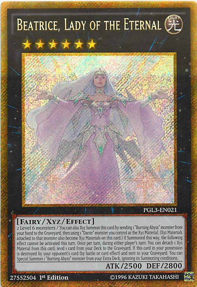 Beatrice, Lady of the Eternal [PGL3-EN021] Gold Secret Rare | The CG Realm