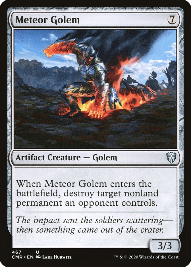 Meteor Golem (467) [Commander Legends] | The CG Realm