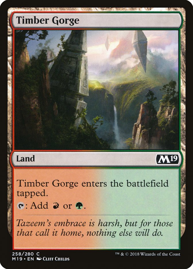Timber Gorge [Core Set 2019] | The CG Realm