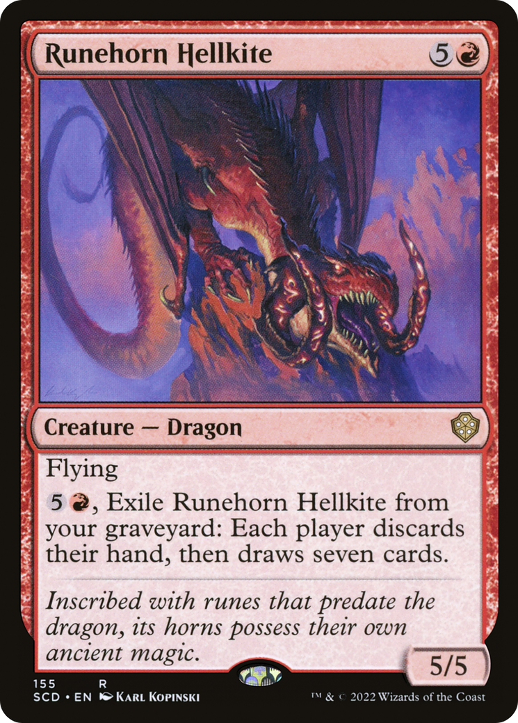 Runehorn Hellkite [Starter Commander Decks] | The CG Realm