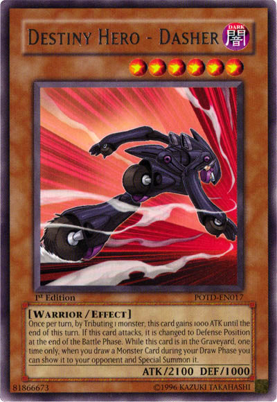 Destiny Hero - Dasher [POTD-EN017] Rare | The CG Realm