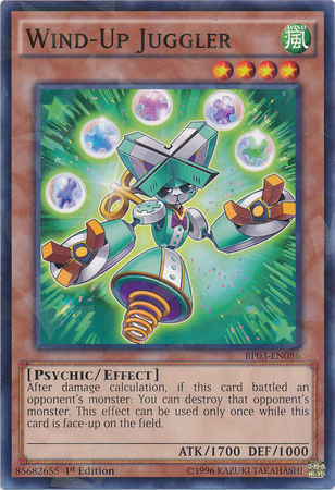 Wind-Up Juggler [BP03-EN086] Shatterfoil Rare | The CG Realm