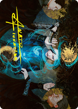 Witness the Future Art Card (Gold-Stamped Signature) [Innistrad: Crimson Vow Art Series] | The CG Realm