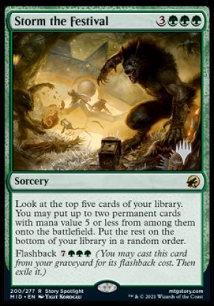 Storm the Festival (Promo Pack) [Innistrad: Midnight Hunt Promos] | The CG Realm