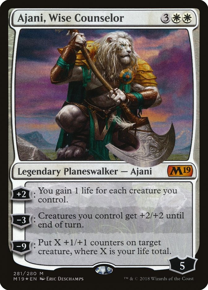 Ajani, Wise Counselor [Core Set 2019] | The CG Realm