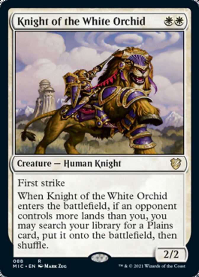 Knight of the White Orchid [Innistrad: Midnight Hunt Commander] | The CG Realm