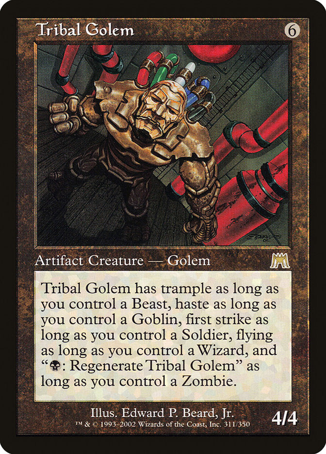 Tribal Golem [Onslaught] | The CG Realm