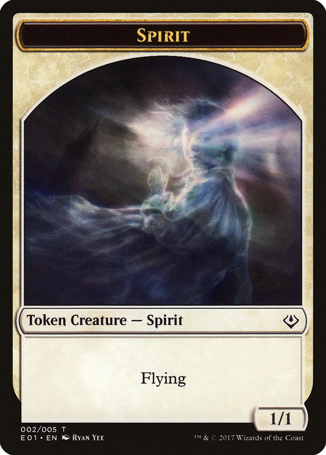 Spirit // Soldier Double-sided Token (AC2-002) - Archenemy: Nicol Bolas Tokens