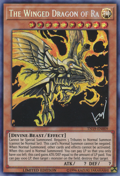 The Winged Dragon of Ra [TN19-EN009] Prismatic Secret Rare | The CG Realm
