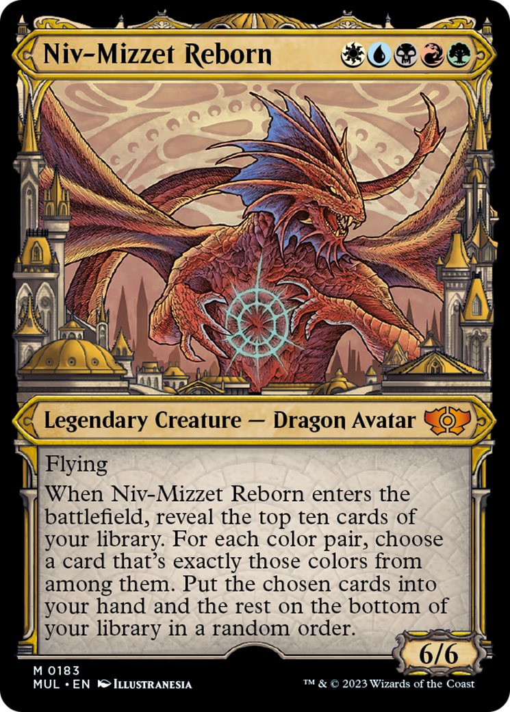 Niv-Mizzet Reborn (Halo Foil) [Multiverse Legends] | The CG Realm