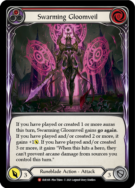 Swarming Gloomveil [EVR105] (Everfest)  1st Edition Normal | The CG Realm