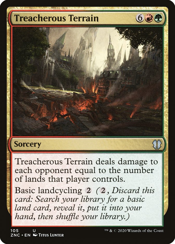 Treacherous Terrain [Zendikar Rising Commander] | The CG Realm