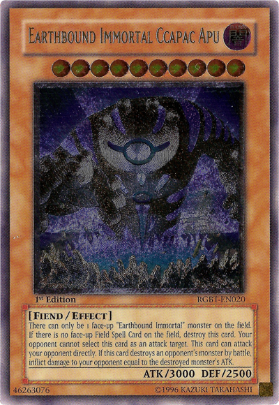Earthbound Immortal Ccapac Apu [RGBT-EN020] Ultimate Rare | The CG Realm