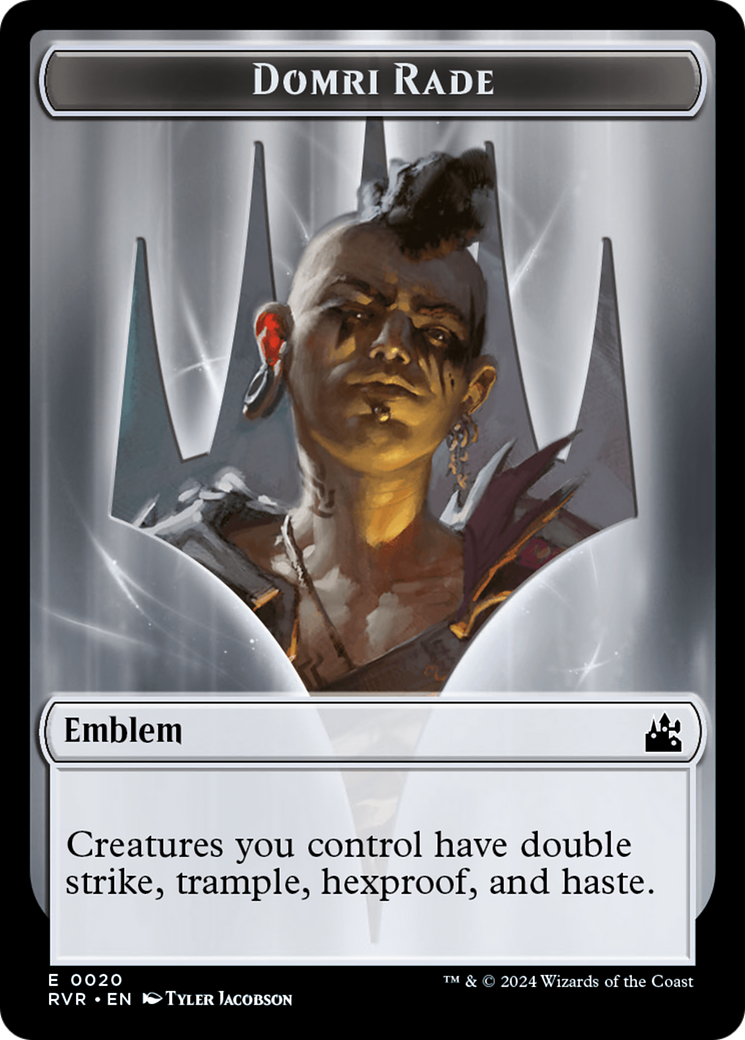 Domri Rade Emblem [Ravnica Remastered Tokens] | The CG Realm