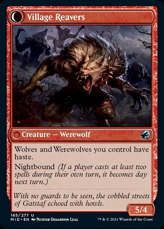 Village Watch (MID-165) - Innistrad: Midnight Hunt: (Double Faced Transform)
