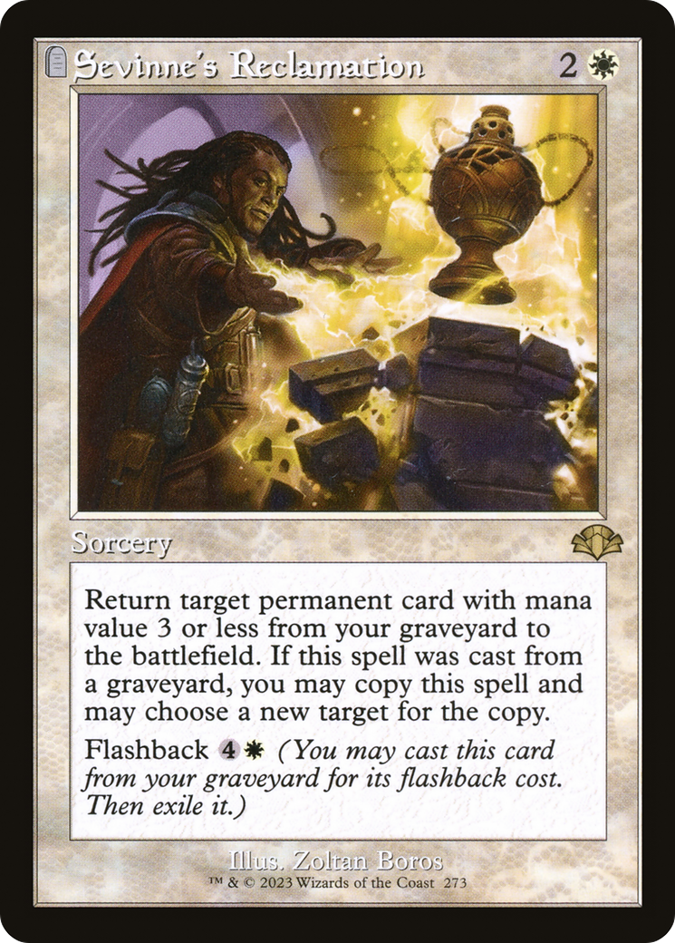 Sevinne's Reclamation (Retro) [Dominaria Remastered] | The CG Realm