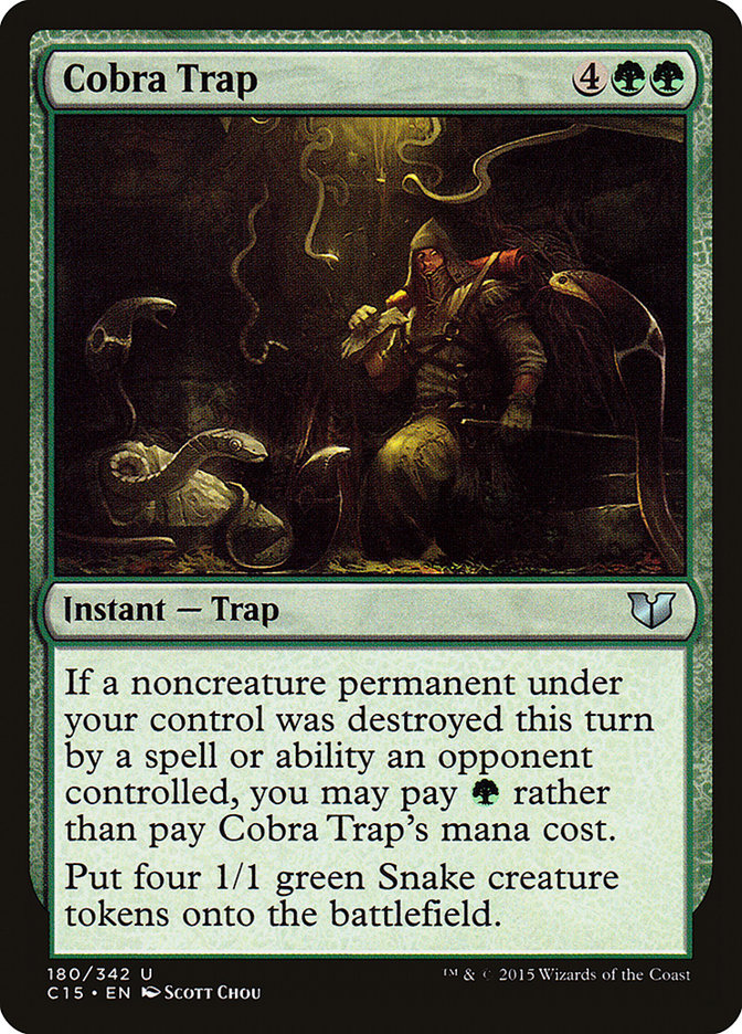 Cobra Trap [Commander 2015] | The CG Realm