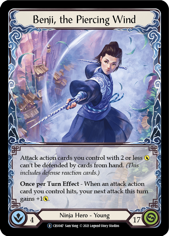 Benji, the Piercing Wind [U-CRU047] (Crucible of War Unlimited)  Unlimited Normal | The CG Realm