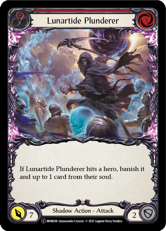 Lunartide Plunderer (Red) [U-MON206] (Monarch Unlimited)  Unlimited Normal | The CG Realm