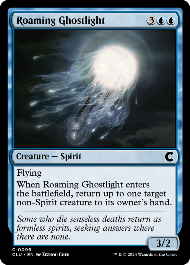 Roaming Ghostlight [Ravnica: Clue Edition] | The CG Realm