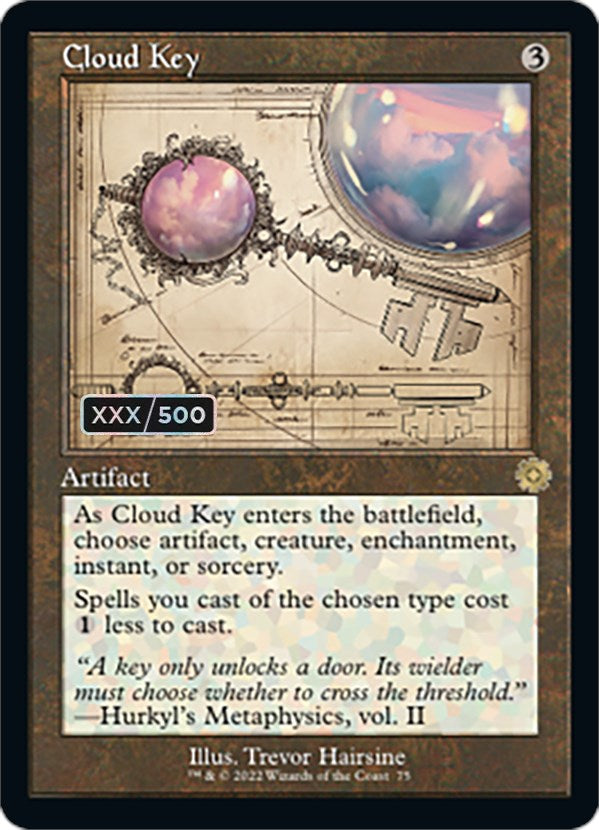 Cloud Key (Retro Schematic) (Serialized) [The Brothers' War Retro Artifacts] | The CG Realm