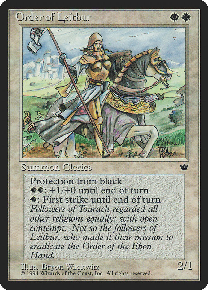 Order of Leitbur (Horse Facing Right) [Fallen Empires] | The CG Realm