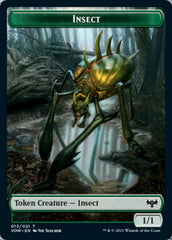 Insect // Dragon Illusion Double-Sided Token [Innistrad: Crimson Vow Tokens] | The CG Realm