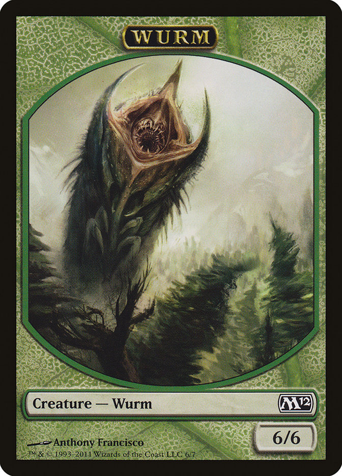 Wurm Token [Magic 2012 Tokens] | The CG Realm