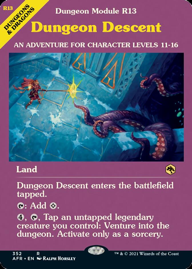 Dungeon Descent (Dungeon Module) [Dungeons & Dragons: Adventures in the Forgotten Realms] | The CG Realm