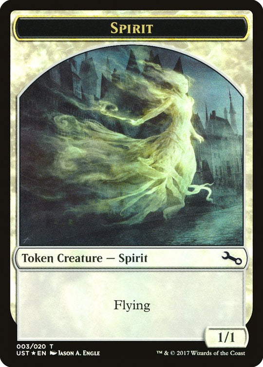 Spirit Token (UST-003) - Unstable Tokens Foil