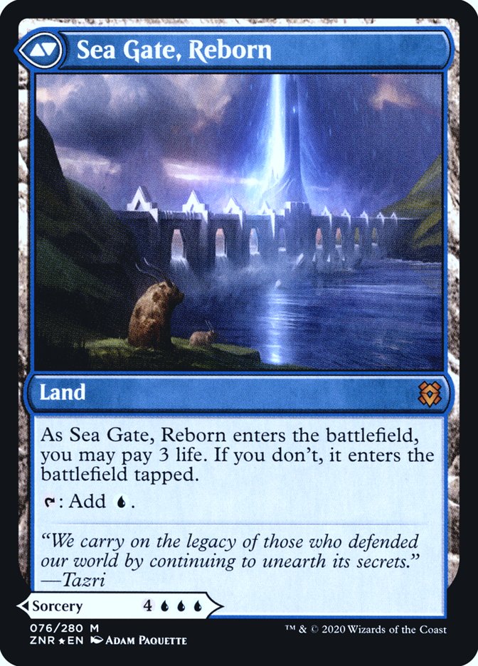 Sea Gate Restoration (PRE-076) - Zendikar Rising Promos Foil