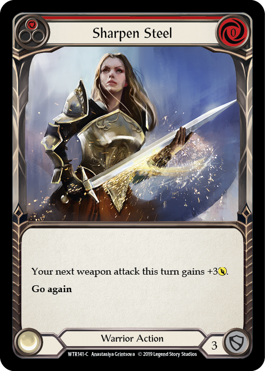 Sharpen Steel (Red) [WTR141-C] (Welcome to Rathe)  Alpha Print Normal | The CG Realm