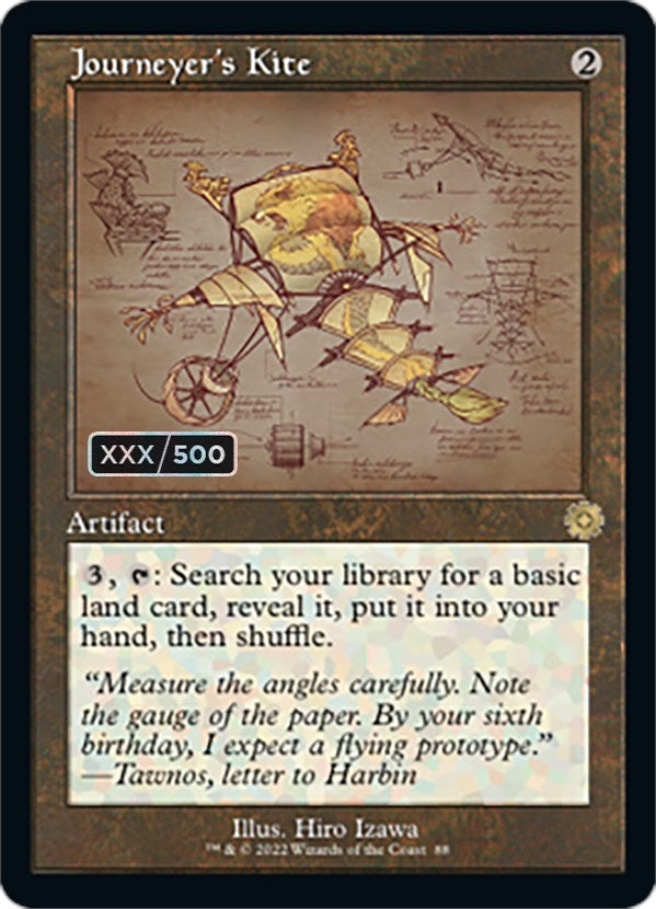 Journeyer's Kite (Retro Schematic) (Serialized) [The Brothers' War Retro Artifacts] | The CG Realm