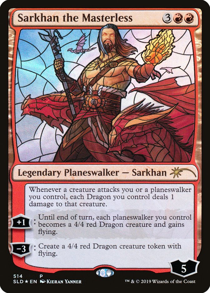 Sarkhan the Masterless (Stained Glass) [Secret Lair Drop Promos] | The CG Realm